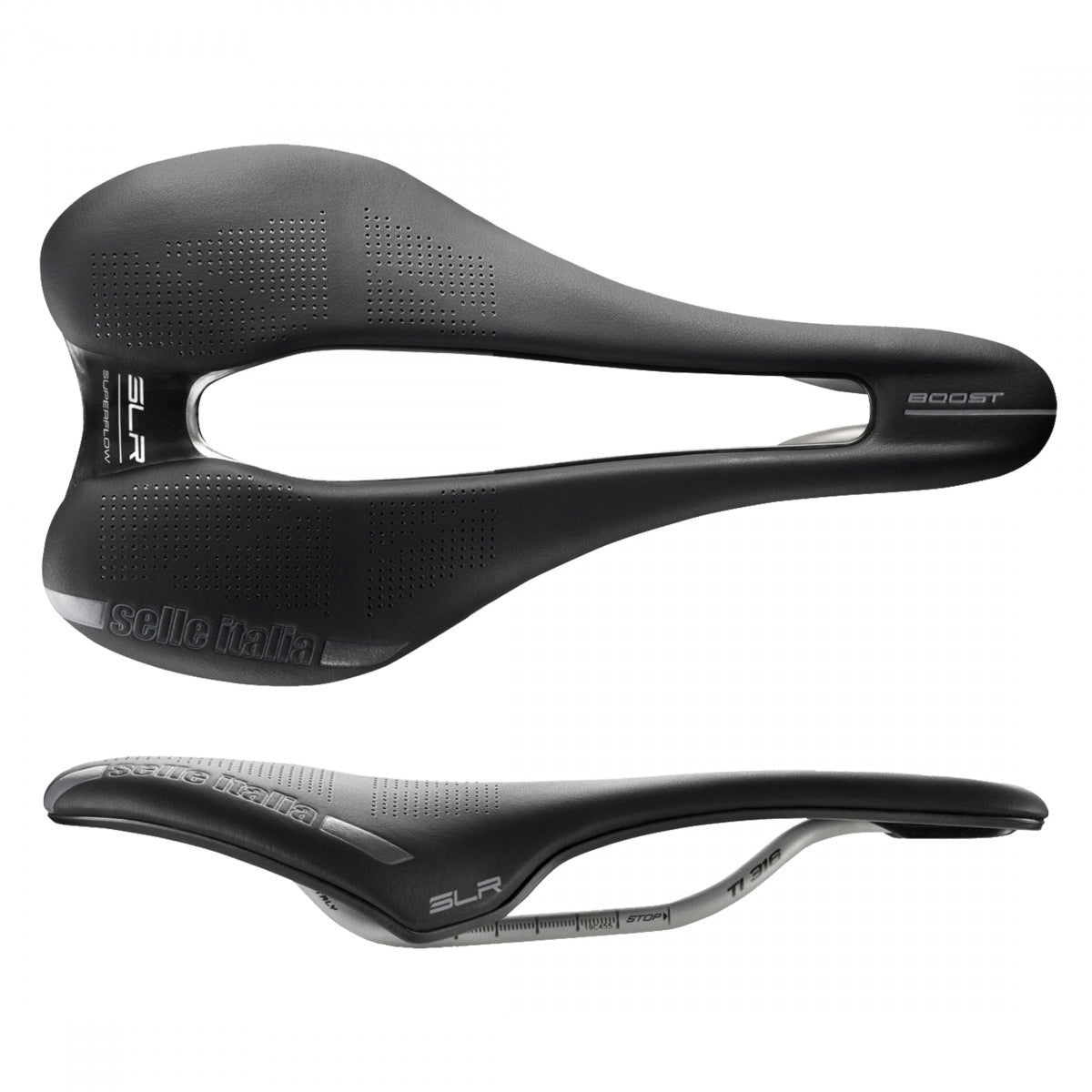 Selle Italia S I Slr Boost Superflow L Comfort Ti Rail Saddle Black