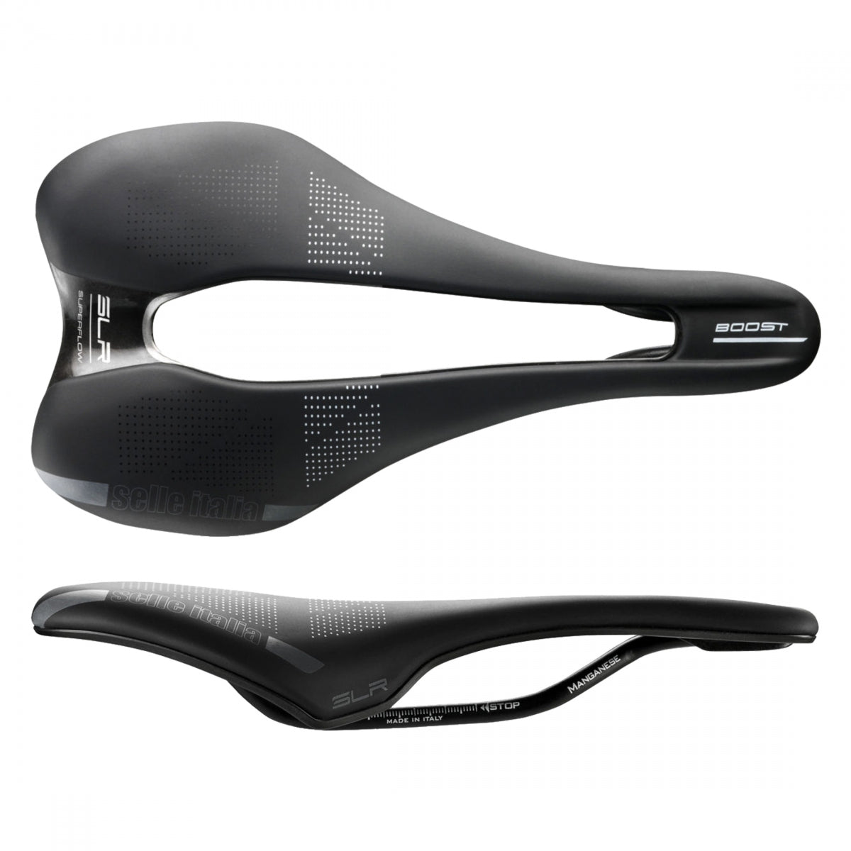 Selle Italia S I Slr Tm Boost Superflow L Comfort CrMo Rail Saddle Black