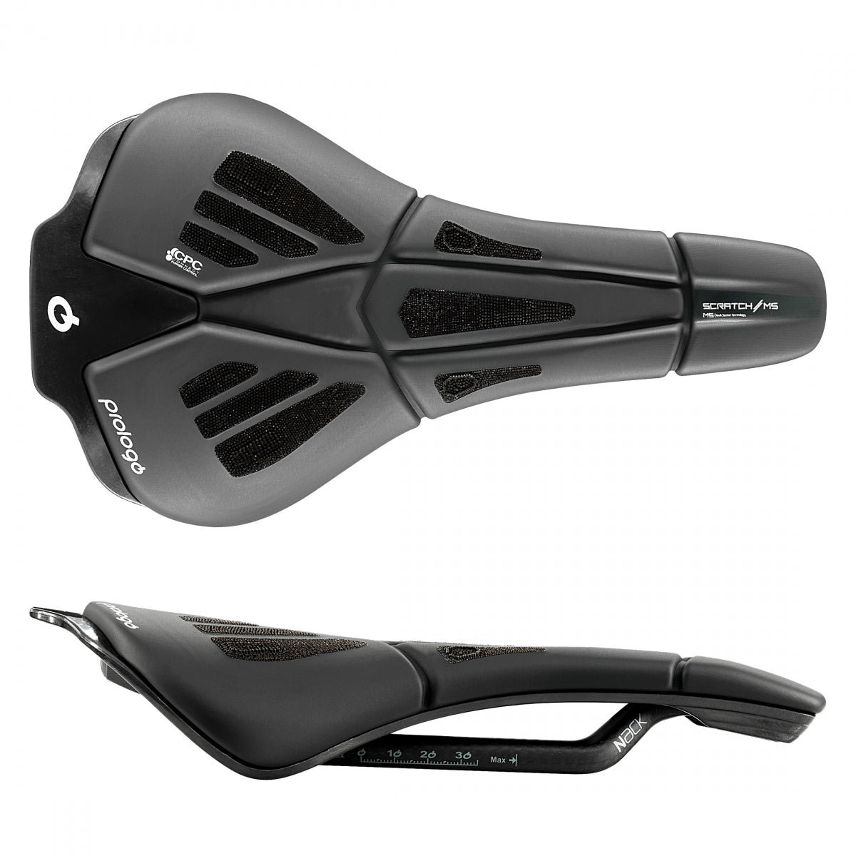 Prologo Scratch M5 Cpc Nack 140 Triathlon 140mm Alloy Rail Saddle Black/Natural