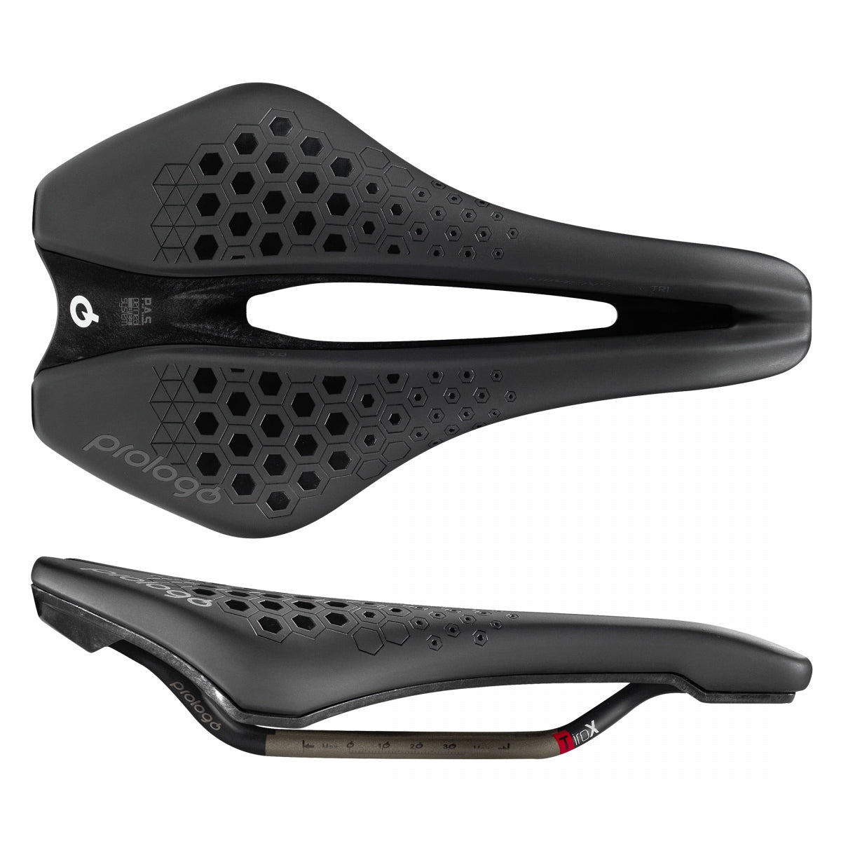 Saddle Prologo Dimension Tri Tirox 143 Black/Silver – Velo Mine