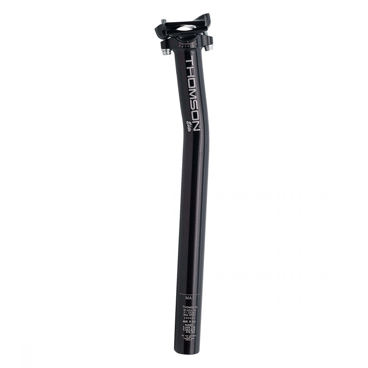 Seatpost Thom 31.6 367M Matte Black 16Mm Setback
