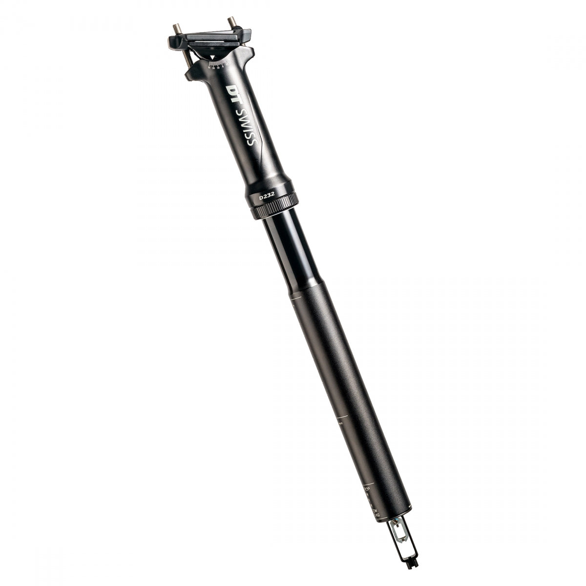 Seatpost Dt D232 Dropper 30.9 400/60Mm W/L1 Remote/Cables/Housing Black