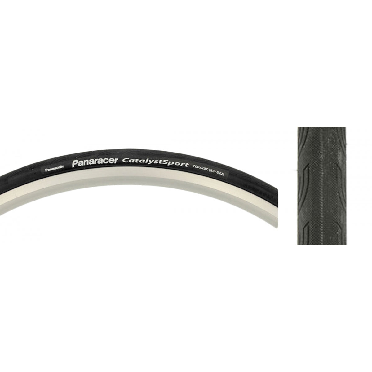 Panaracer Catalyst Sport Tire 700 x 23 Black Wire Bead