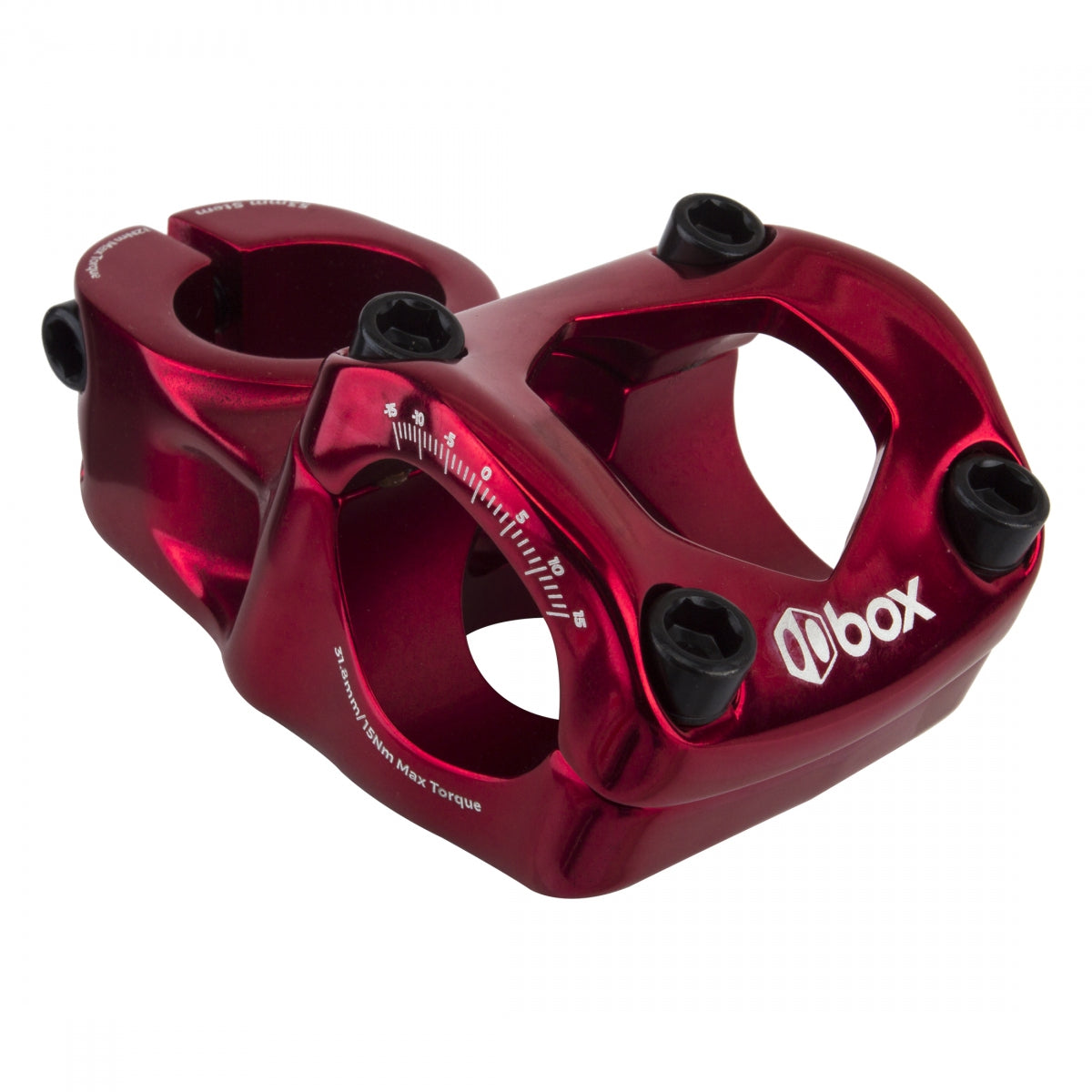 BOX One 53X31.8X28.6 0D 53mm Top Load Stem 31.8mm Clamp 1 1/8 in Steerer Red