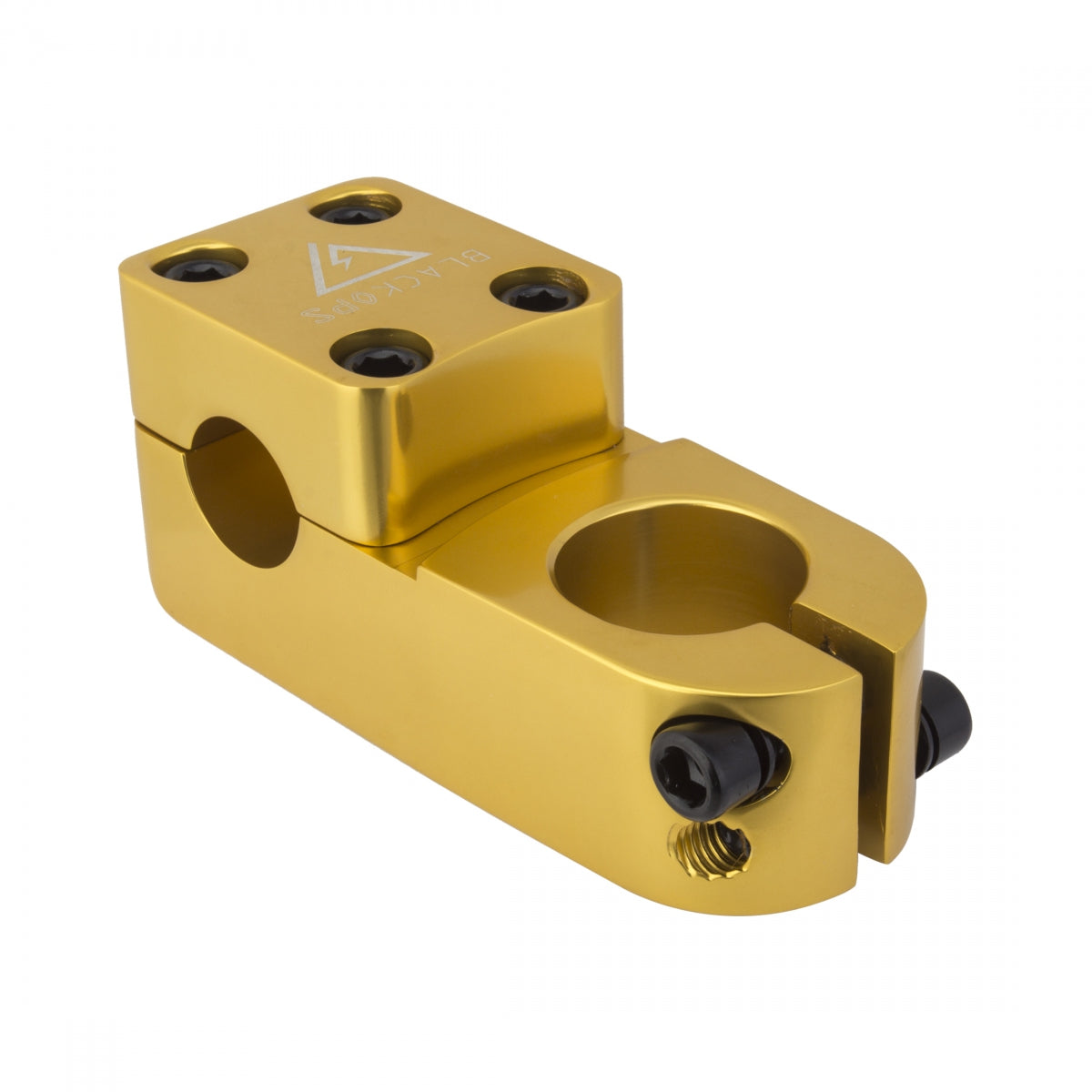 Black Ops Ahead 1 8 Bricktop 55mm Top Load Stem 22.2mm Clamp 1 1/8 in Gold