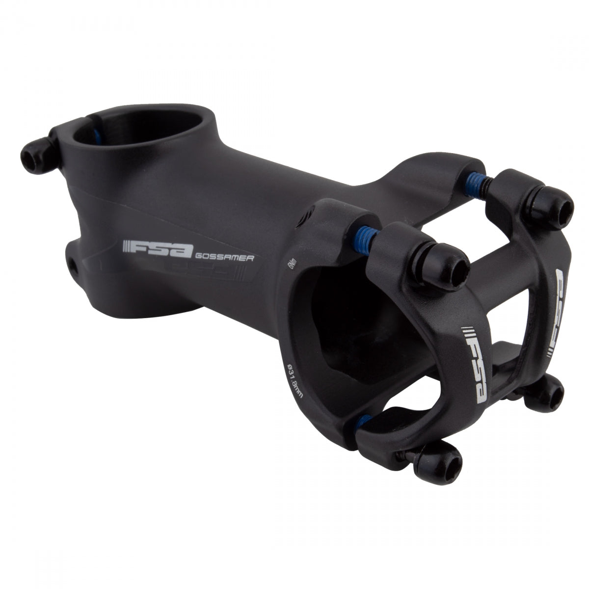 FSA Gossamer 6D 110mm Threadless Stem 31.8mm Clamp 1 1/8 in Steerer Black