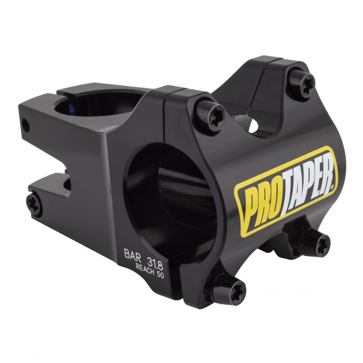 Protaper 0D 50X31.8X28.6 50mm Threadless Stem 31.8mm Clamp 1 1/8 in Black