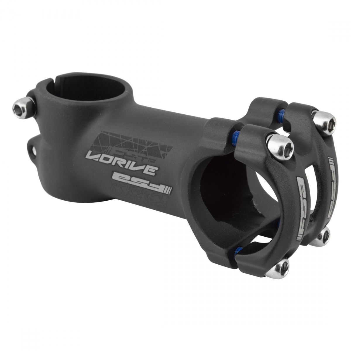 FSA V Drive 6D (J) 80mm Threadless Stem 31.8mm Clamp 1 1/8 in Steerer Black