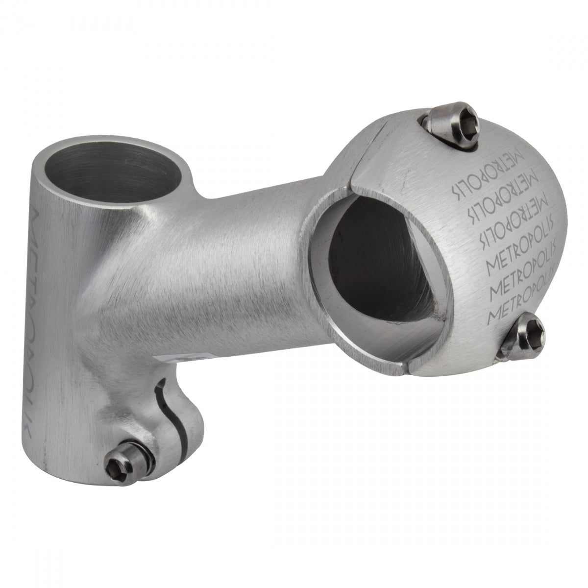 FSA Metropolis 90mm Threadless Stem 31.8mm Clamp 1 1/8 in Steerer Silver