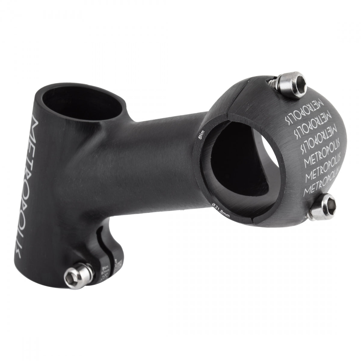 FSA Metropolis 90mm Threadless Stem 31.8mm Clamp 1 1/8 in Steerer Black