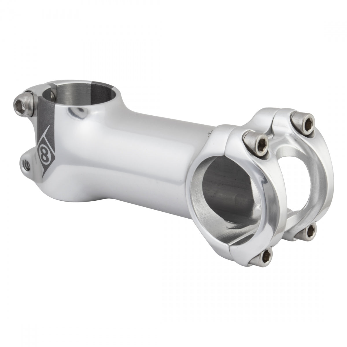 Origin8 Profit 3D 90X31.8X28.6 6D 90mm Front Load Stem 31.8mm 1 1/8 in Silver