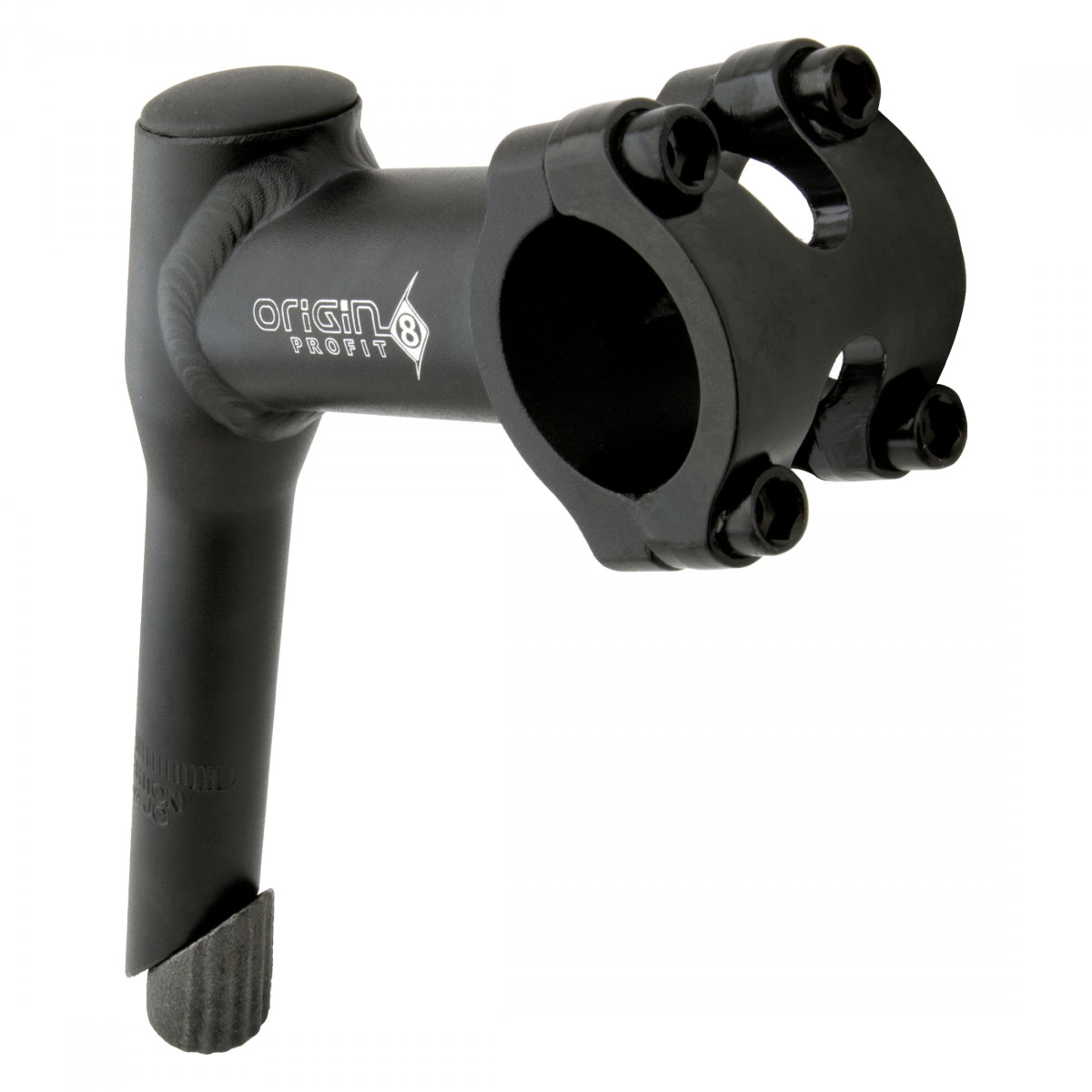 Origin8 Pro Fit MTB Quill Stem, 4-Bolt 22.2 (7/8") 90mm length, 180mm tall, 31.8mm handlebar clamp size, Black
