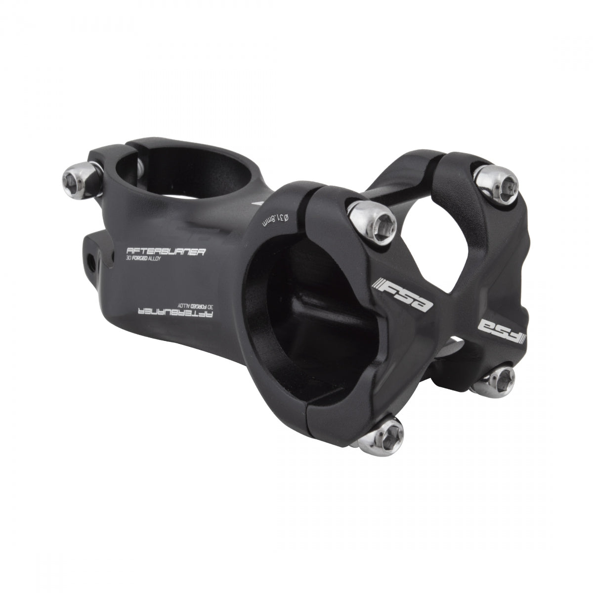 FSA Afterburner 60mm Threadless Stem 31.8mm Clamp 1 1/8 in Steerer Black