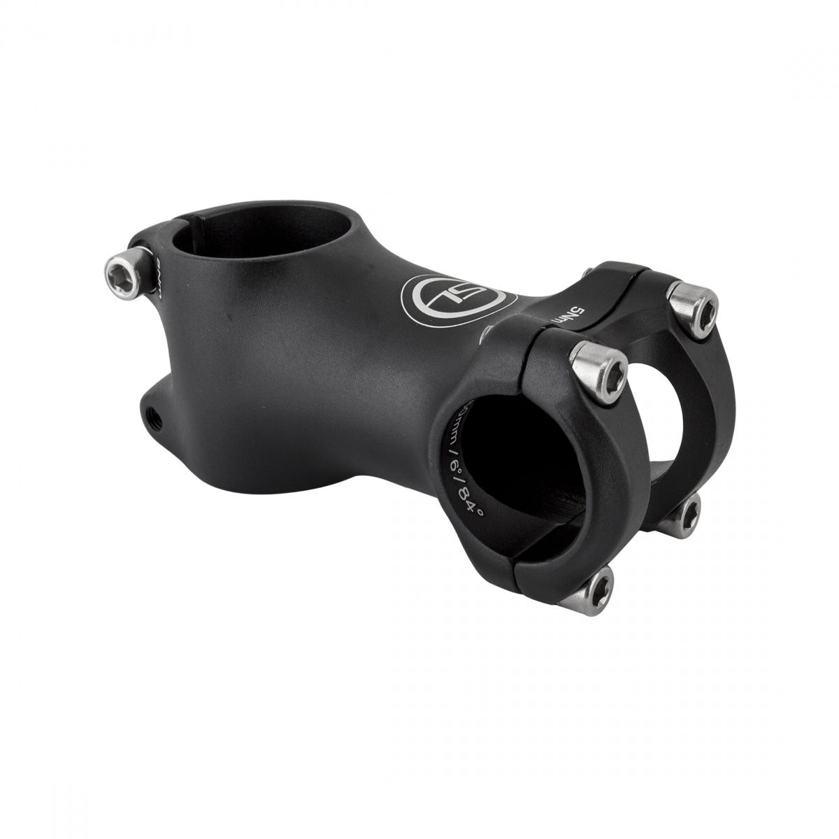 Sunlite Aly 60X26.0 6D 60mm Threadless Stem 26.0mm Clamp 1 1/8 in Steerer Black