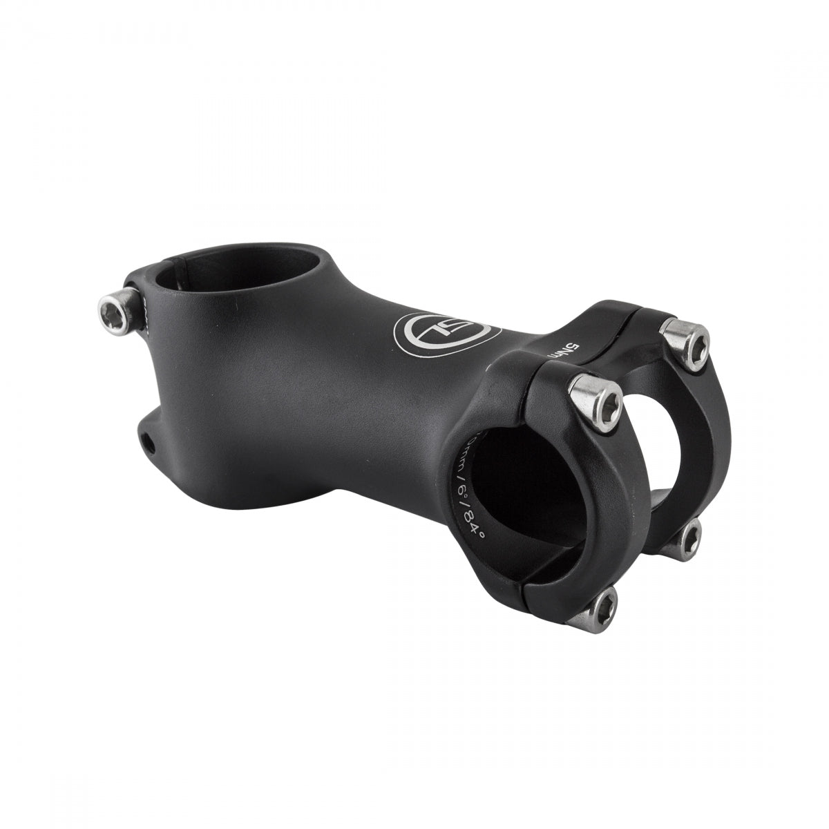 Sunlite Aly 70X26.0 6D 70mm Threadless Stem 26.0mm Clamp 1 1/8 in Steerer Black