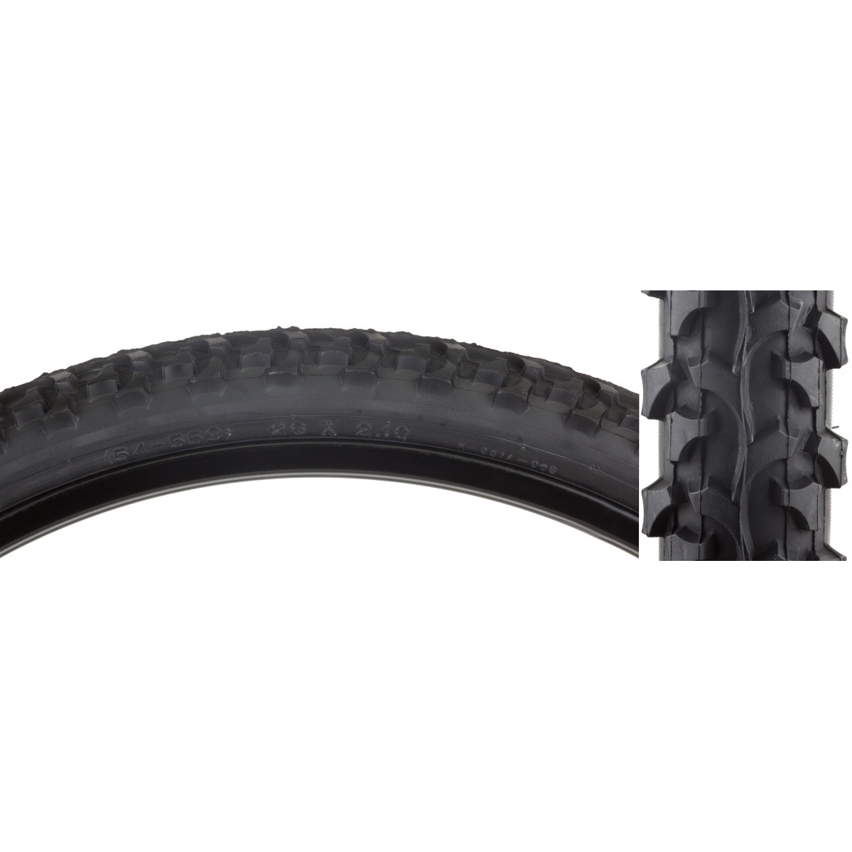 Tire Sunlite 26X2.1 Black/Bk Alpha Bite K831 Wire