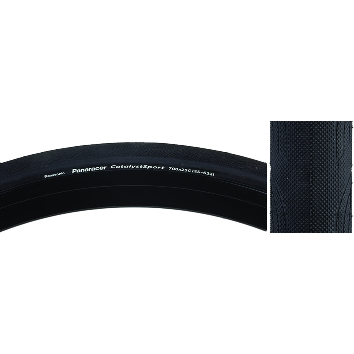 Panaracer Catalyst Sport Tire 700 x 25 Black Wire Bead