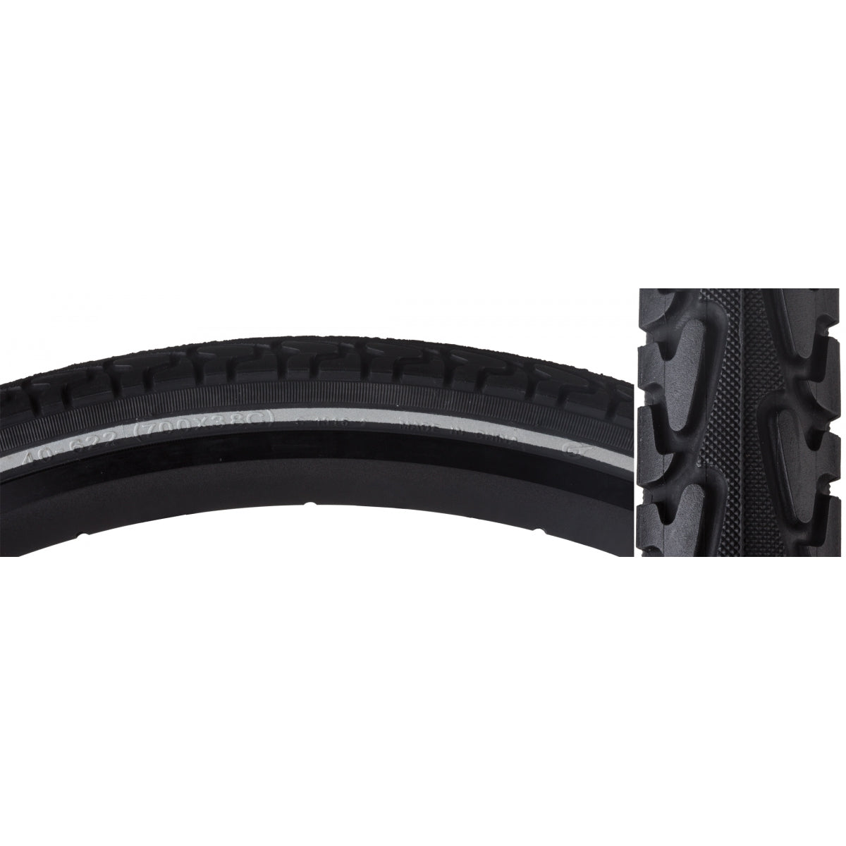 Tire Sunlite 700X38 Cst1316 Black/Bsk Ref Salvo Wire