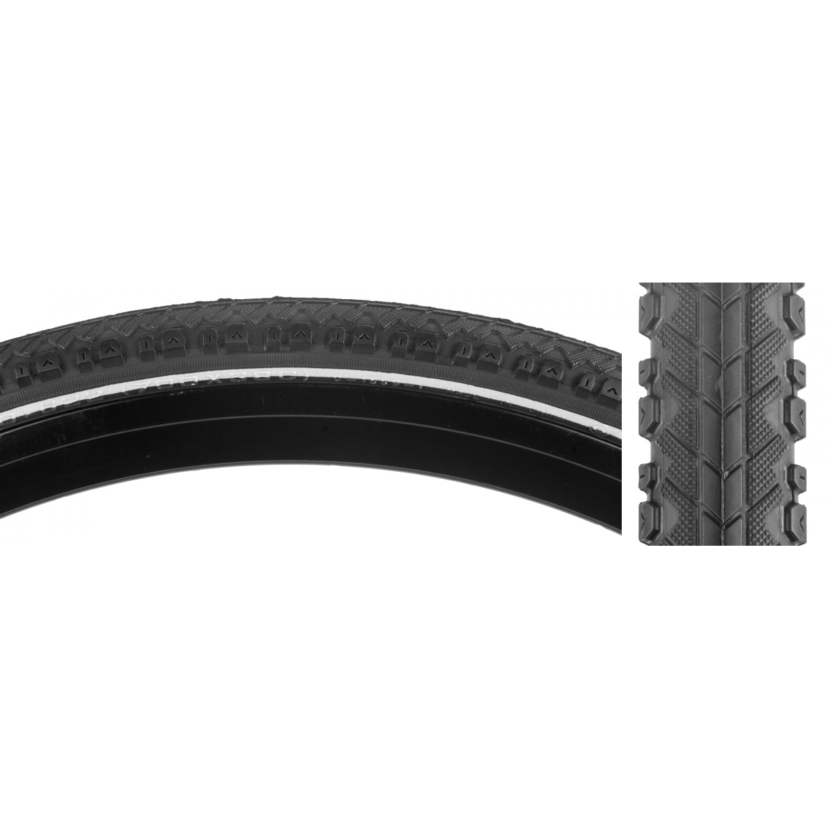 Tire Sunlite 700X38 Cst1559 Black/Bsk Ref/Kev Servant Wire