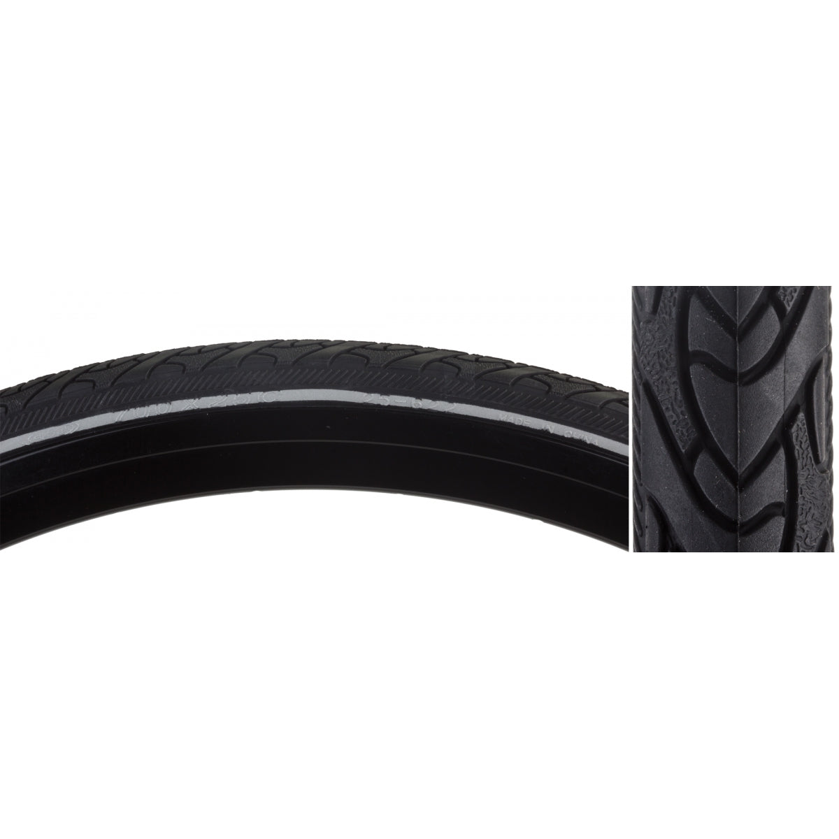 Tire Sunlite 700X25 Cst1777 Black/Bsk Classic Otis Wire
