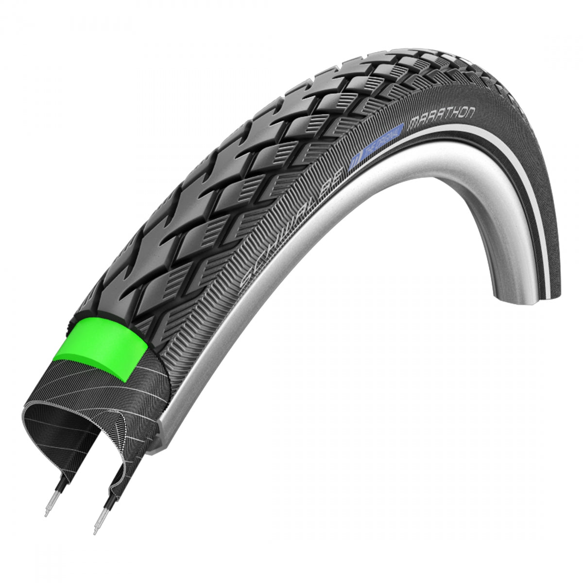 Tire Swb Marathon 700X35 Gn-Guard Black/Bk/Ref Wire