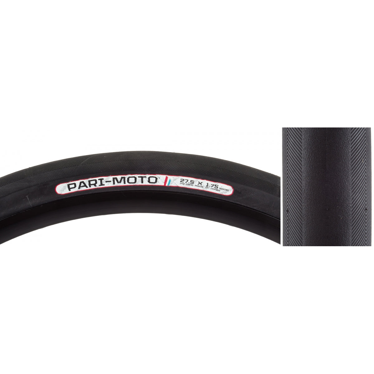 Tire Pan Pacenti Pari-Moto 27.5X1.75 Fold Black/Bk