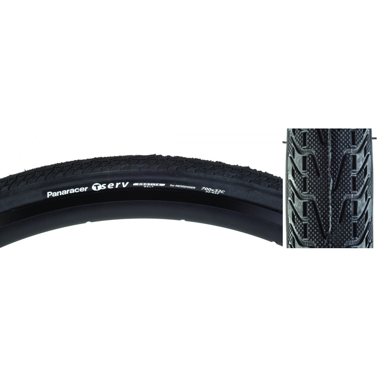 Tire Panaracer T-Serv 700x32 w/ ProTite protection, Folding Bead Black/Black