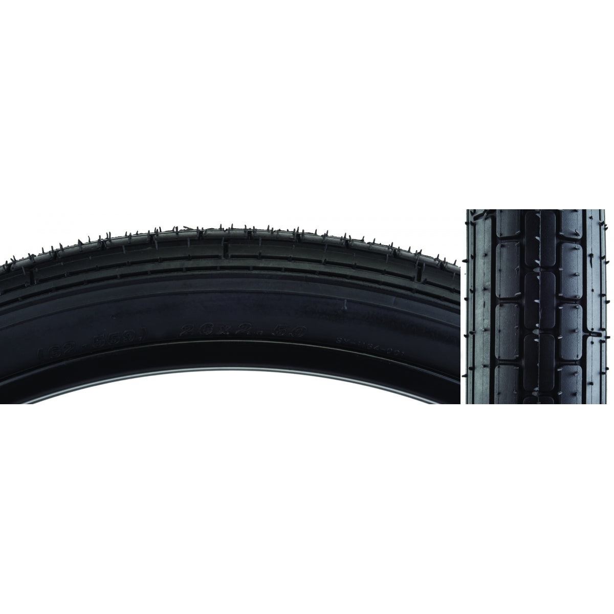Tire Sunlite 26X2.5 Black/Bk Sandy Beach Wire