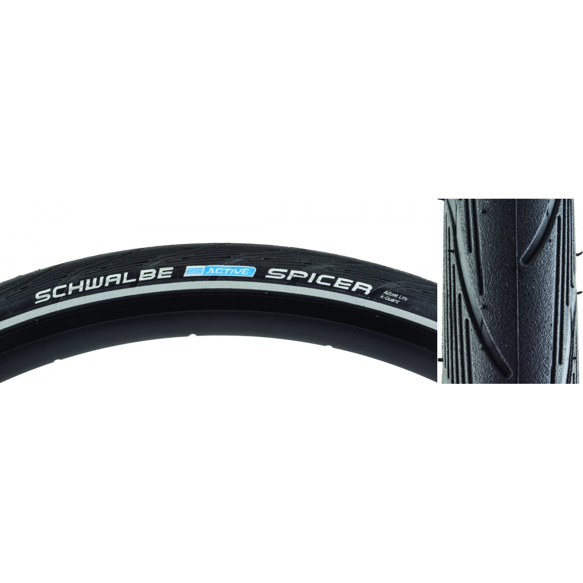Tire Swb Spicer 700X30 Active Lite K-Guard Black/Bsk/Ref Sbc Wire