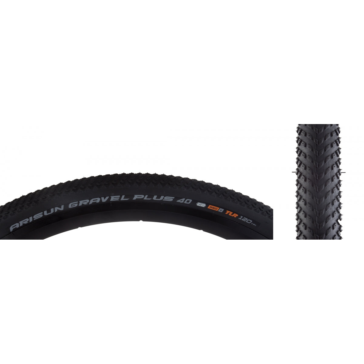 Tire Arisun Gravel 40+ 700X40 Black Fold/120 Rsd+/Tr