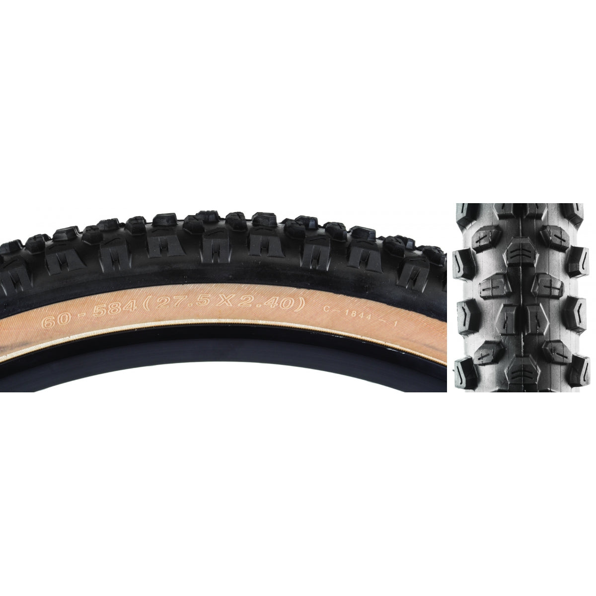 Tire Sunlite 27.5X2.4 Cst1844 Black/Tan Wire Rev-Mx