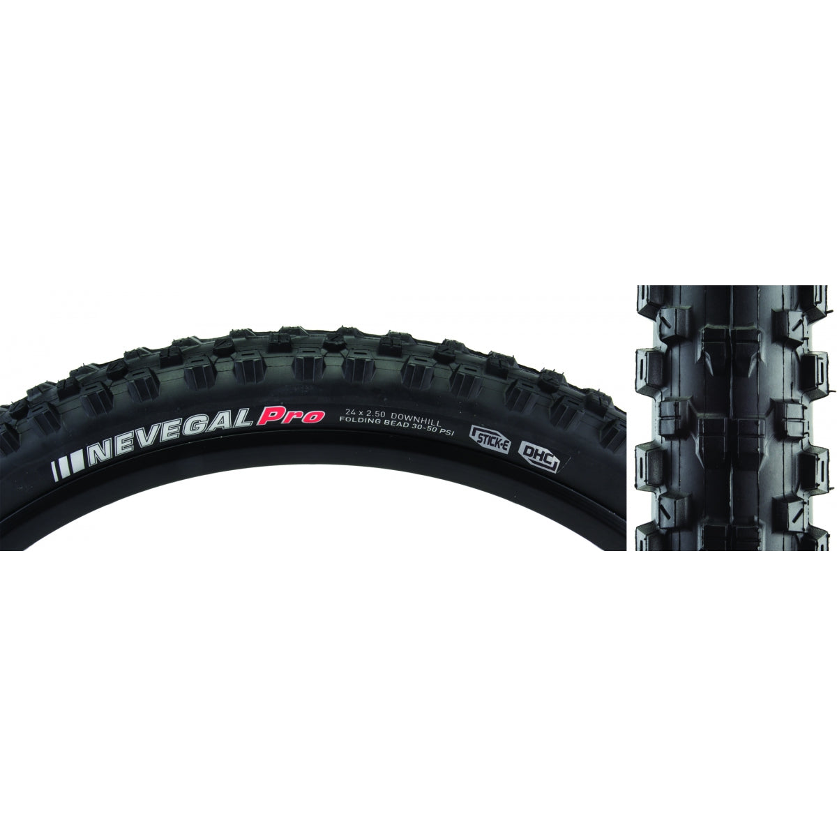 Tire Ken Nevegal Pro 24X2.5 Black/Bk Stick-E/Dhc/60 Wire 50Psi