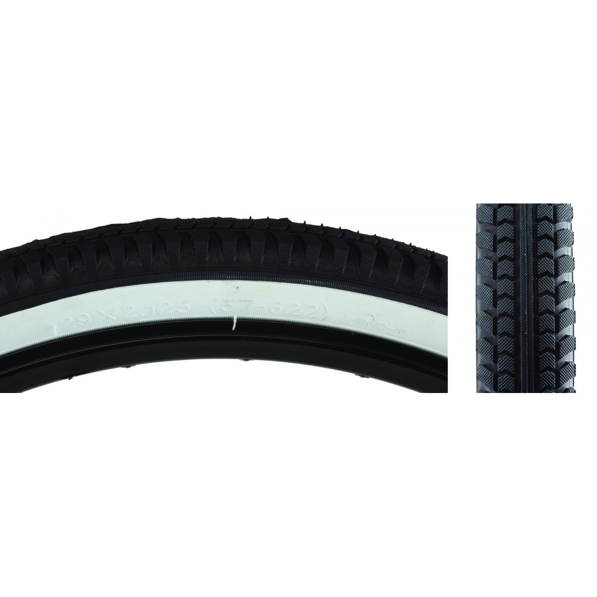 Tire Sunlite 29X2.125 Black/Wht Cruiser A1072 Wire