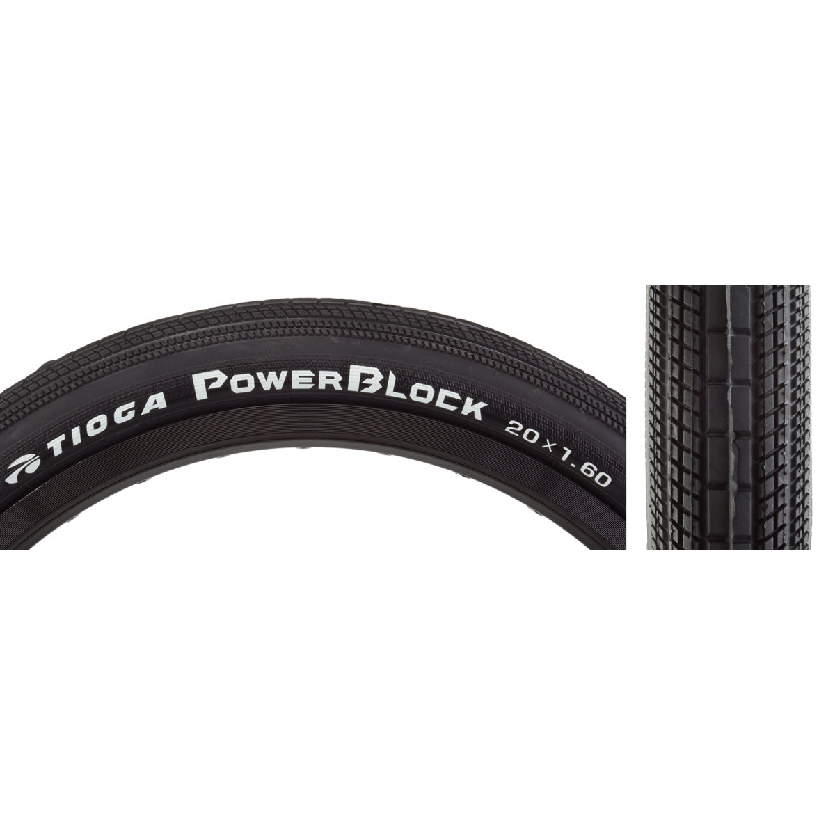 Tire Tioga Powerblock S-Spec 20X1.6 Fold Black