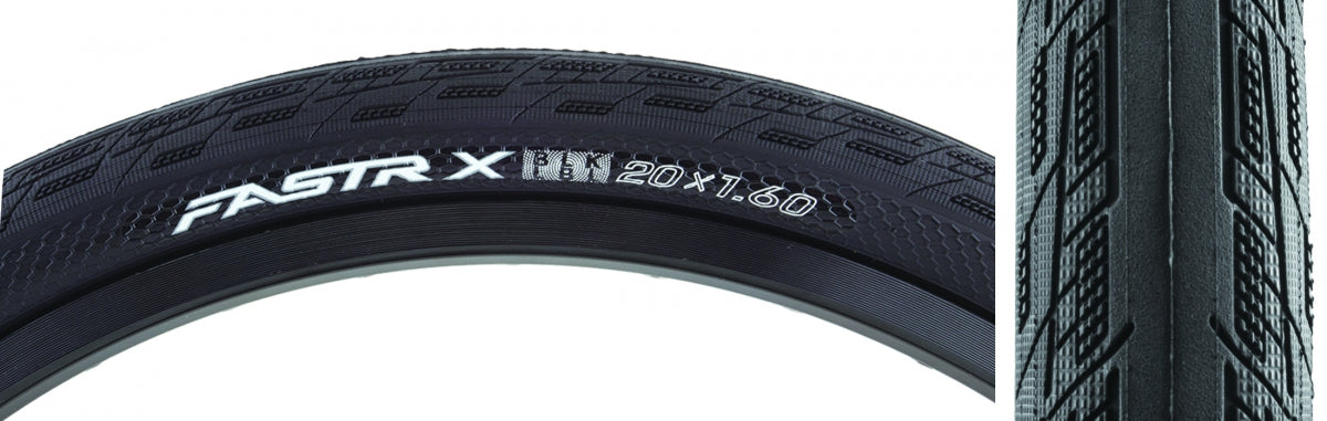 Tire Tioga Fastr X Black Lbl 20X1.6 Fold Black
