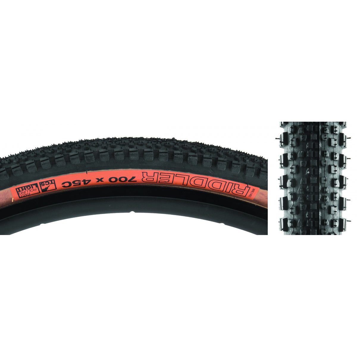 Tire Wtb Riddler 700X45 Black/Sk Tcs Light Fr Fold