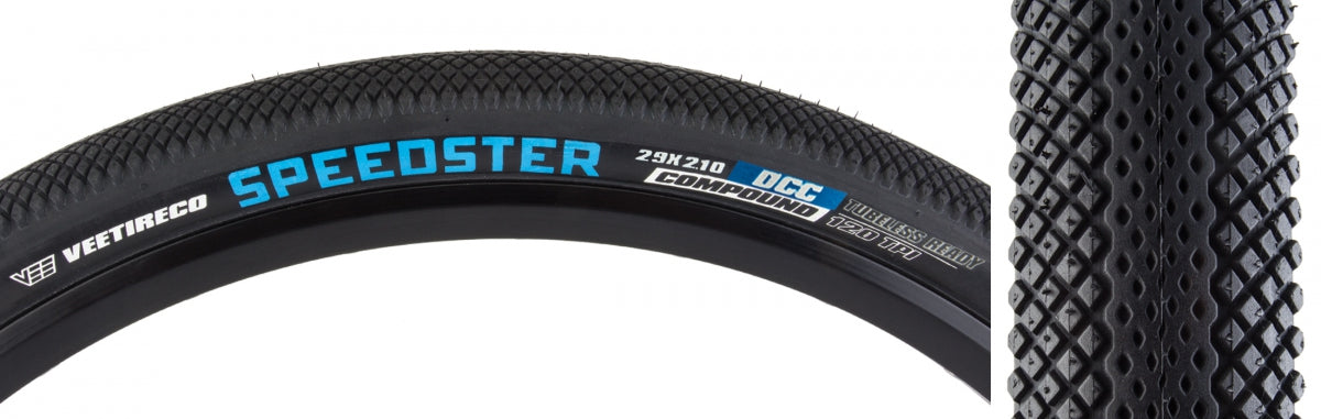 Tire Vee Speedster 29X2.1 Black/Bk Fold/120/Tlr/Dcc/B-Proof E25