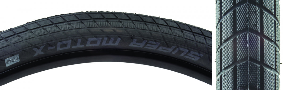 Tire Swb Super Moto-X 27.5X2.4 Perf Ss Black/Bsk Dual Gn-Compound E50 Wire