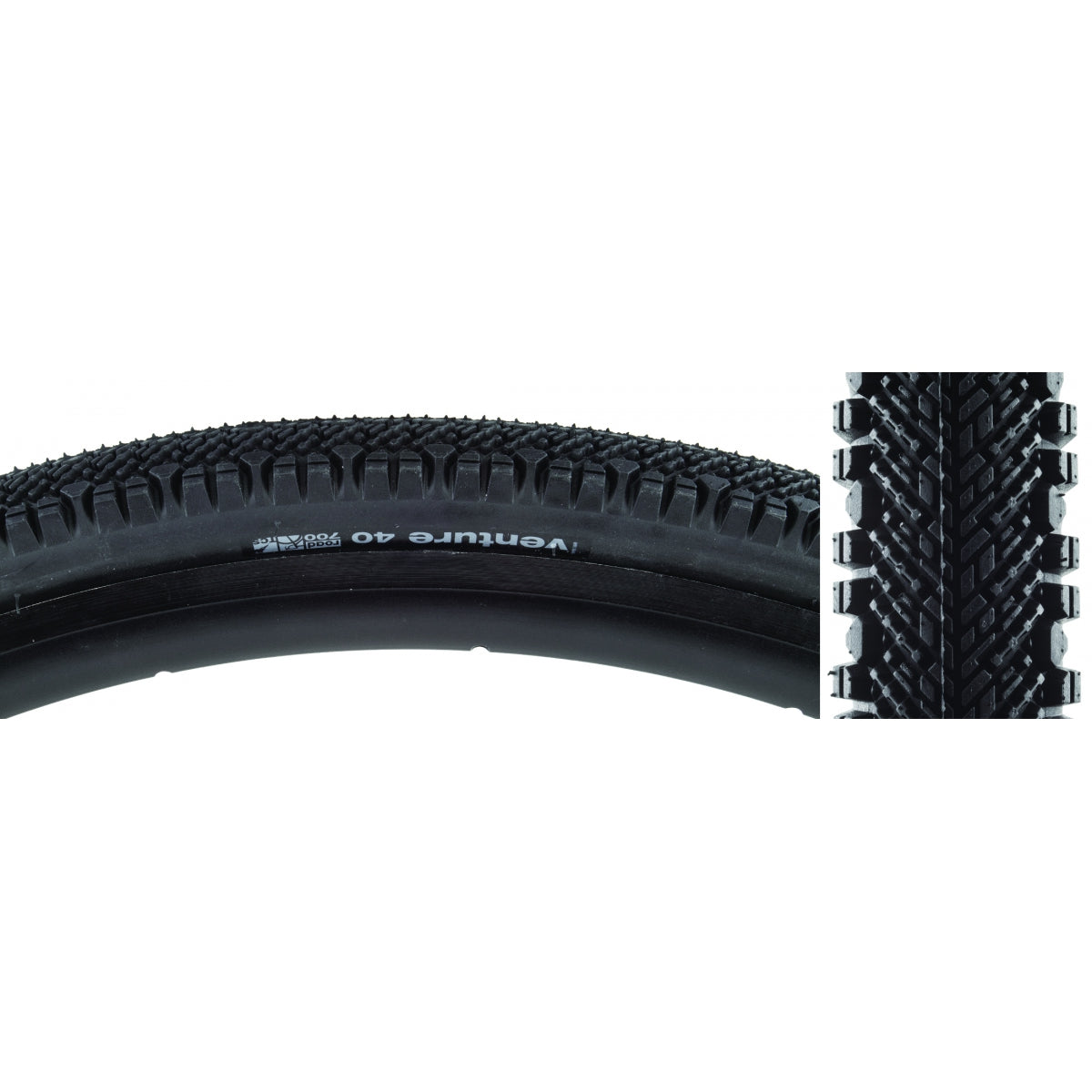 Tire Wtb Venture 700X40 Black/Bk Road Tcs Fold