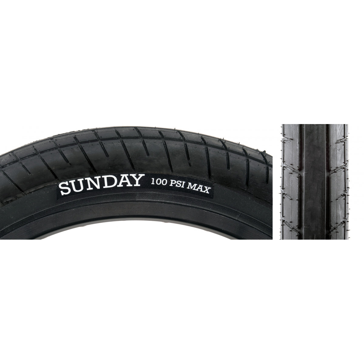 Tire Sunday Street Sweeper J-Seely 20X2.4 Black/Bk Wire