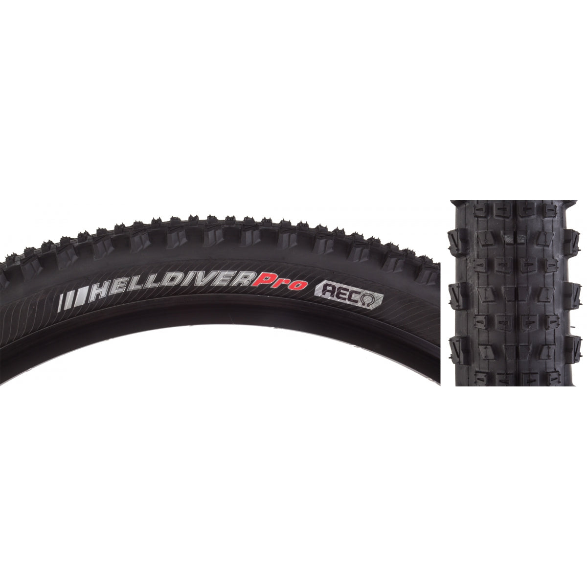 Tire Ken Helldiver Pro 27.5X2.4 Black/Bk Rsr/Aec/Tlr/60 Fold 50Psi