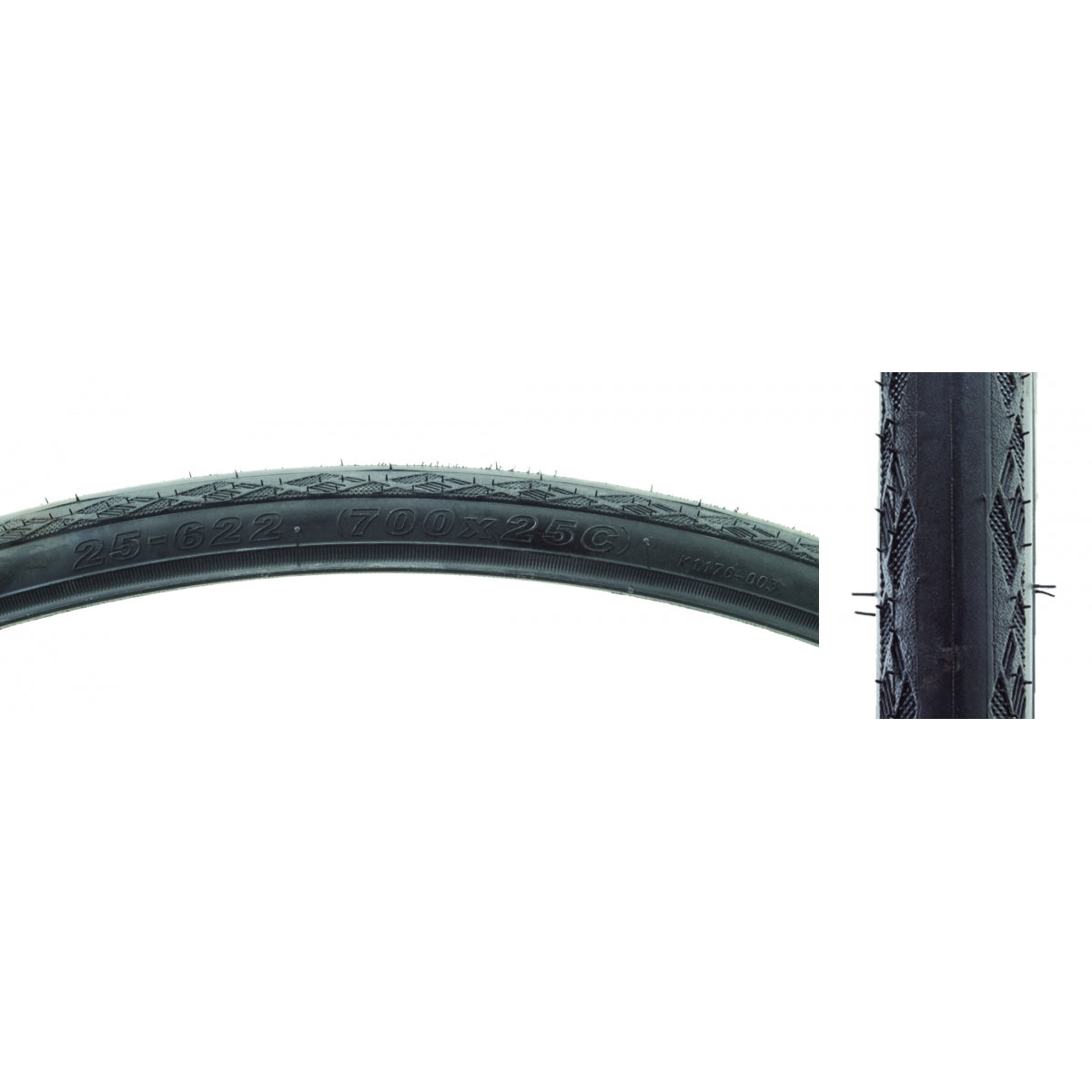 Tire Sunlite 700X28 Black/Bk Src/30 Wire K1176