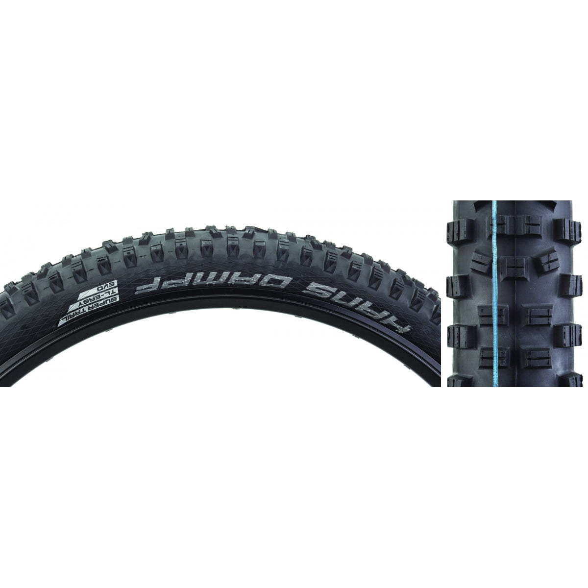 Schwalbe Hans Dampf 29X2.6 Evo S-Trail Black/Bsk Addix Sp-Grip Tlr Folding Tire