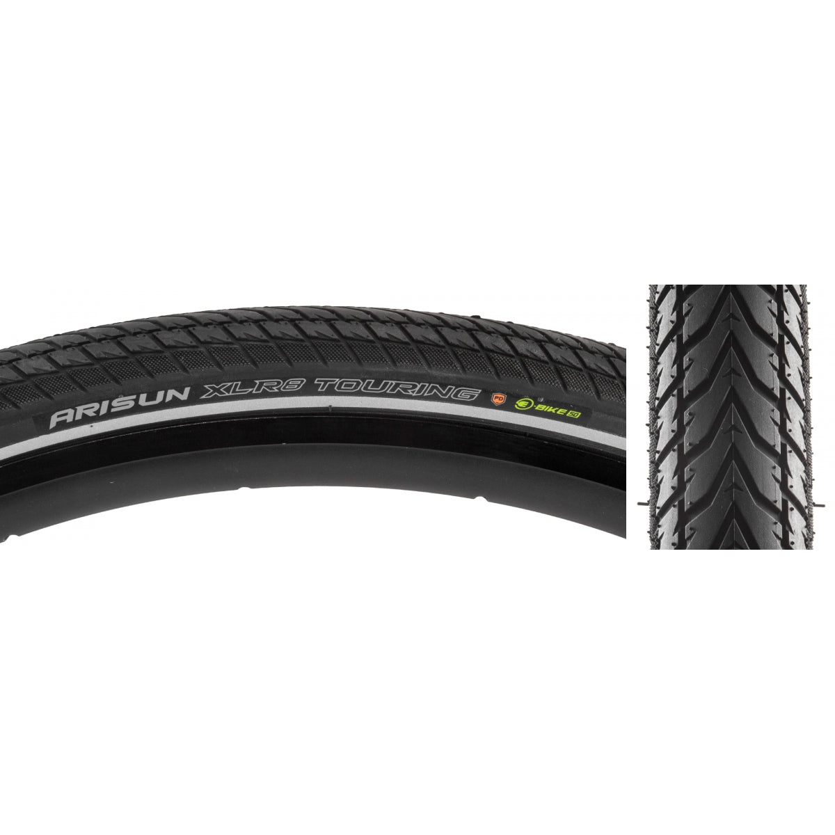 Tire Arisun Xlr8 Sentinel 700X35 Black/Ref Wire/60 Pd/Rsd