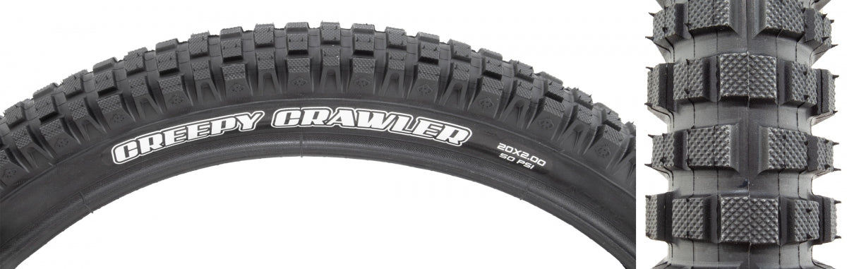 Tire Max Creepycrawler F (Iso 406) 20X2.0 Black Wire/60 Sc/St