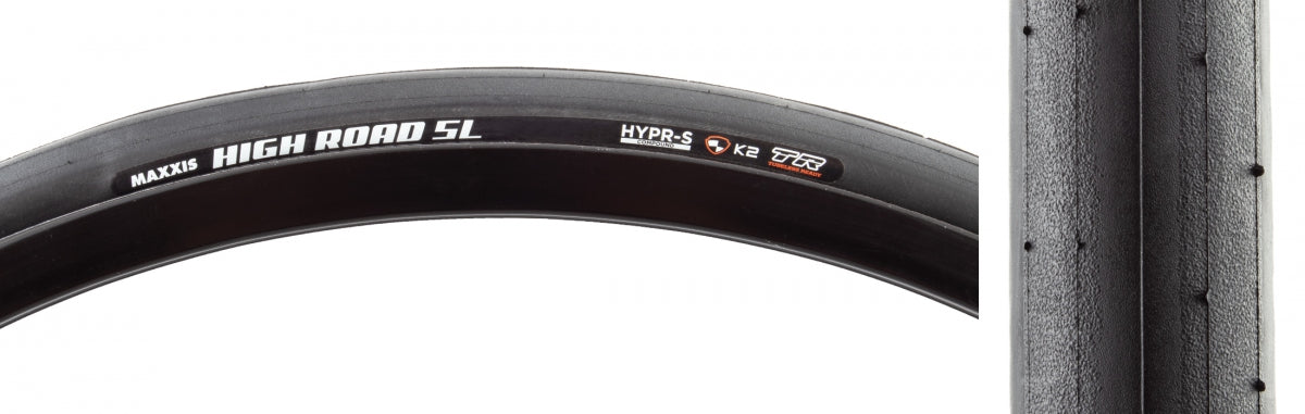 Tire Max High Road Sl 700x25 Black Fold170 Hypr Sk2tr Velo Mine