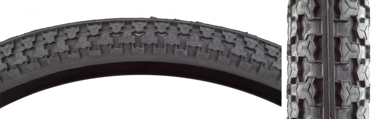 Tire Sunlite Utilit 26X2.125 Black/Bk Raisd Ctr 4110 Wire