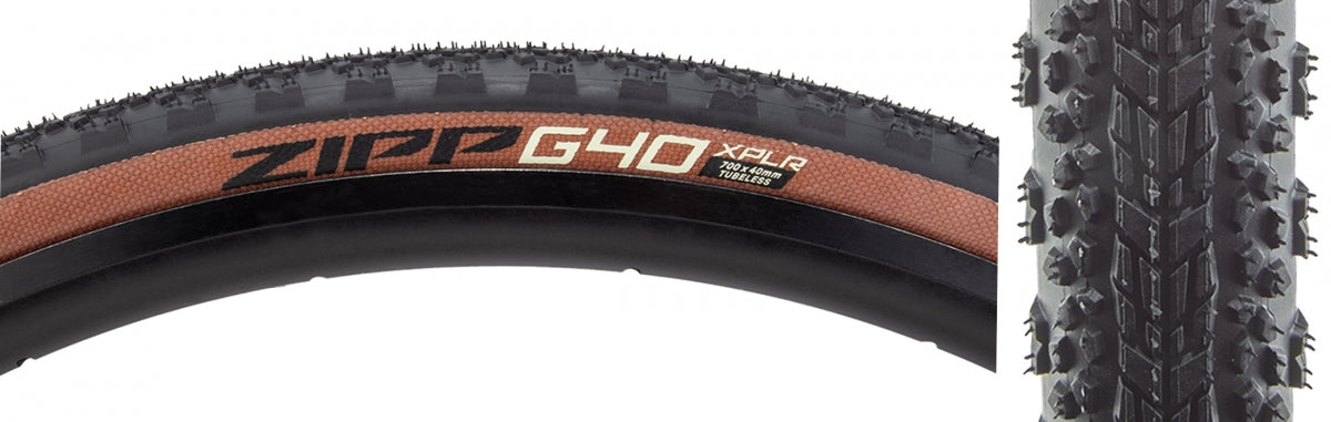 Tire Zip Xplr G40 700X40 Black Tbls Fold