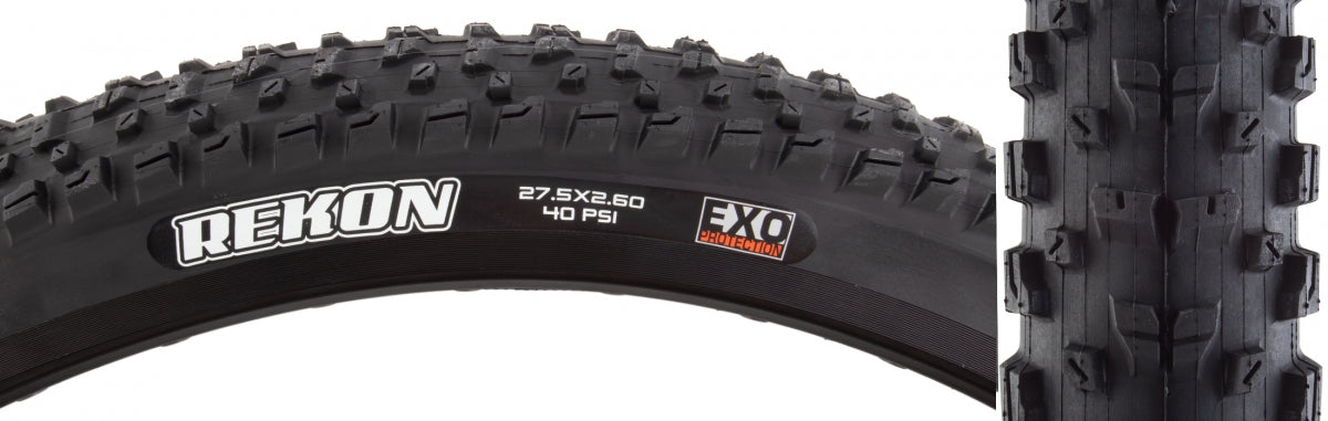 Tire Max Rekon 27.5X2.6 Black Wire/60 Exo