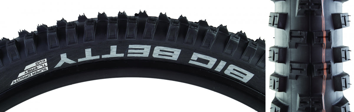 Tire Swb Big Betty Evo 29X2.4 S-Gravity Black/Bsk Addix Soft Tlr E50 Fold